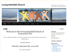 Tablet Screenshot of livinginterfaith.org